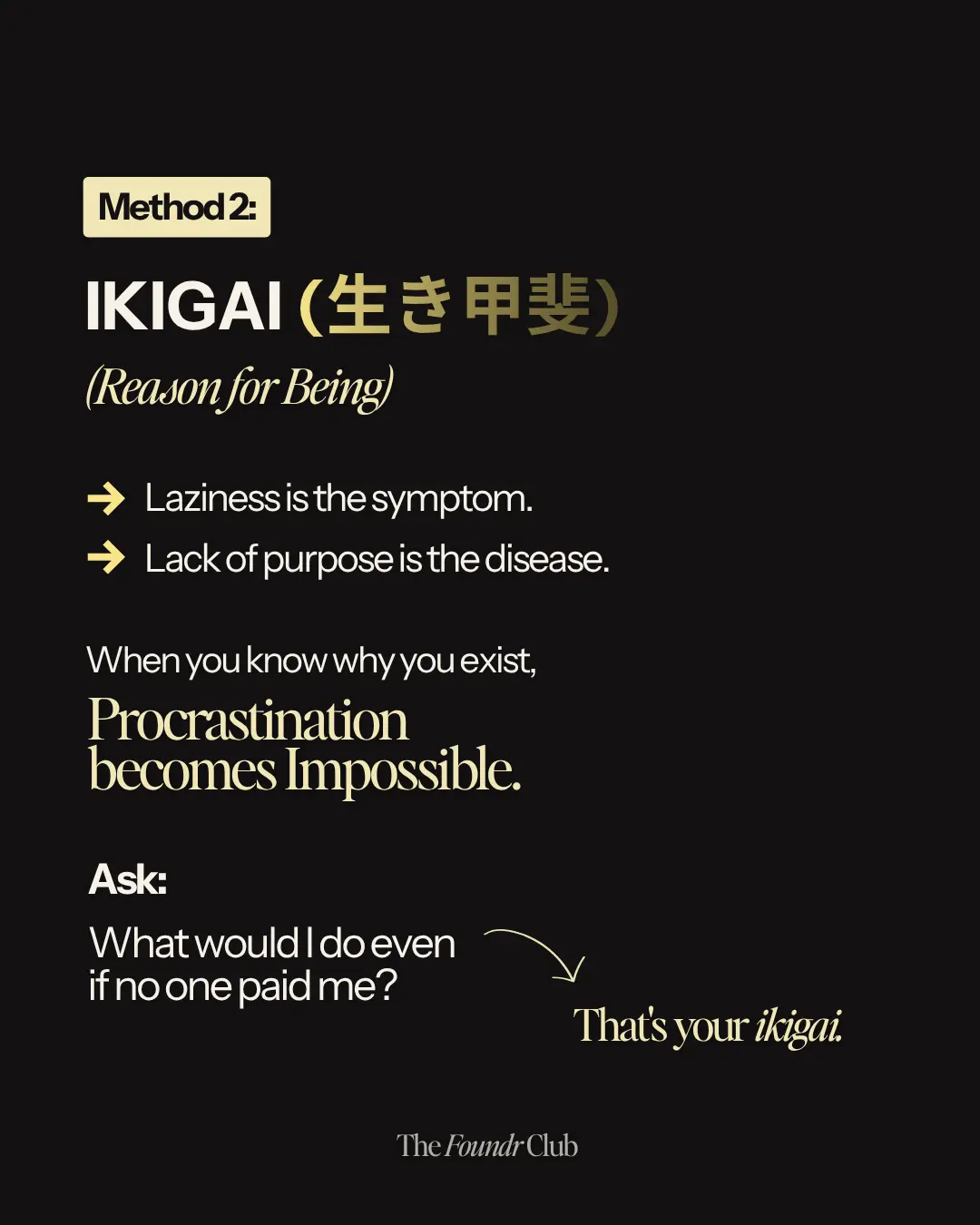 IKIGAI CAROUSEL FOUNDR CLUB 4